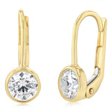 Cubic Zirconia Drop Earrings in 9ct Yellow Gold