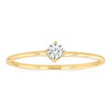 Cubic Zirconia Ring in 9ct Yellow Gold