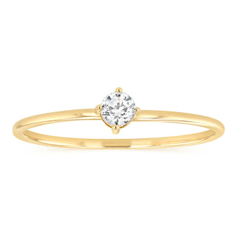 Cubic Zirconia Ring in 9ct Yellow Gold