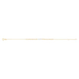 Pearl Eternity 19cm Bracelet in 9ct Yellow Gold