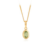 Peridot Pendant in 9ct Yellow Gold