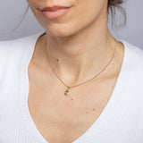 Peridot Pendant in 9ct Yellow Gold