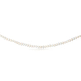 Potato Shape Pearl 50cm Necklace in Sterling Silver