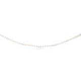 Potato Shape Necklace 50cm Necklace in Sterling Silver