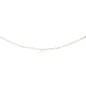 Potato Shape Necklace 50cm Necklace in Sterling Silver