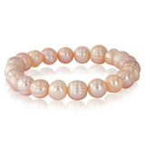 Pink Potato Pearl Elastic Bracelet