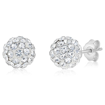 Freshwater Pearl Earrings Set in Sterling Silver