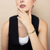 9ct Charming Yellow Gold Silver Filled Bangle