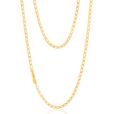 9ct Yellow Gold Filled 50cm Curb Chain