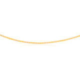 9ct Yellow Gold Silverfilled Belcher 80 Gauge 45cm Chain