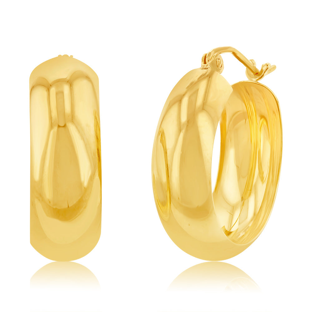 Shiels gold hoop earrings Clearance