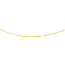 Load image into Gallery viewer, 9ct Yellow Gold Silverfilled Fancy 40Gauge 45cm Chain