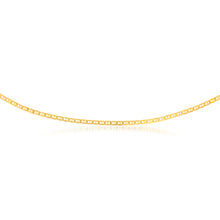 Load image into Gallery viewer, 9ct Yellow Gold Silverfilled 80 Gauge Anchor 55cm Chain
