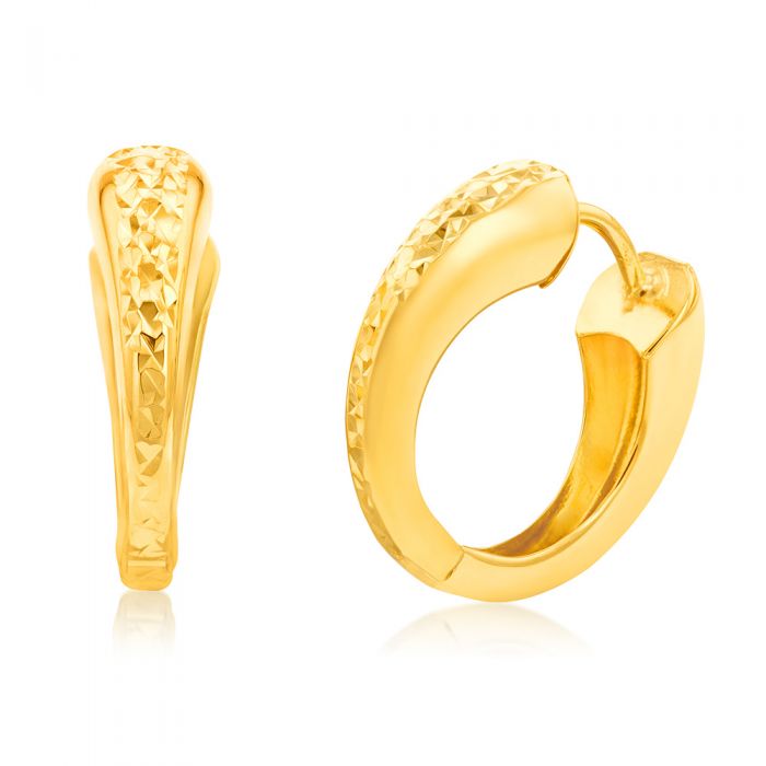 Large Gold Teardrop Earrings Earrings Luana Coonen Pistachios