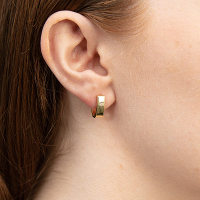 Shiels huggie earrings Clearance