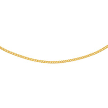Load image into Gallery viewer, 9ct Yellow Gold Silverfilled 120 Gauge 55cm Chain