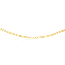 Load image into Gallery viewer, 9ct Yellow Gold Silverfilled Anchor 120 Gauge 60cm Chain