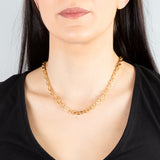 9ct Yellow Gold Silverfilled 160Gauge 45cm Chain