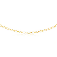 Load image into Gallery viewer, 9ct Yellow Gold Silverfilled 120 Gauge 45cm Chain