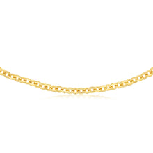 Load image into Gallery viewer, 9ct Yellow Gold Silverfilled 200Gauge 45cm Chain
