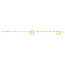 Load image into Gallery viewer, 9ct Yellow Gold Silverfilled 65 Gauge Curb 25cm Anklet