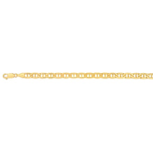 Load image into Gallery viewer, 9ct Yellow Gold Silverfilled 150 Gauge Anchor 21cm Bracelet