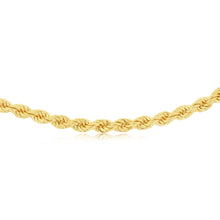 Load image into Gallery viewer, 9ct Yellow Gold Silverfilled 200 Gauge 60cm Chain