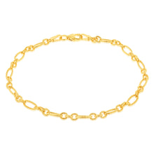 Load image into Gallery viewer, 9ct Yellow Gold Silverfilled 80 Gauge 19cm Bracelet