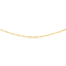 Load image into Gallery viewer, 9ct Yellow Gold Silverfilled 80 Gauge 45cm Chain