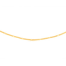 Load image into Gallery viewer, 9ct Yellow Gold Silverfilled 55 Gauge Fancy 45cm Chain