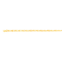 Load image into Gallery viewer, 9ct Yellow Gold Silver Filled Fancy19cm Bracelet