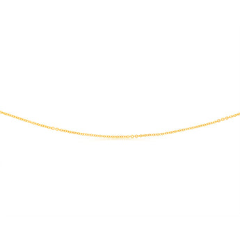 9ct Yellow Gold Silver filled 45cm Chain.