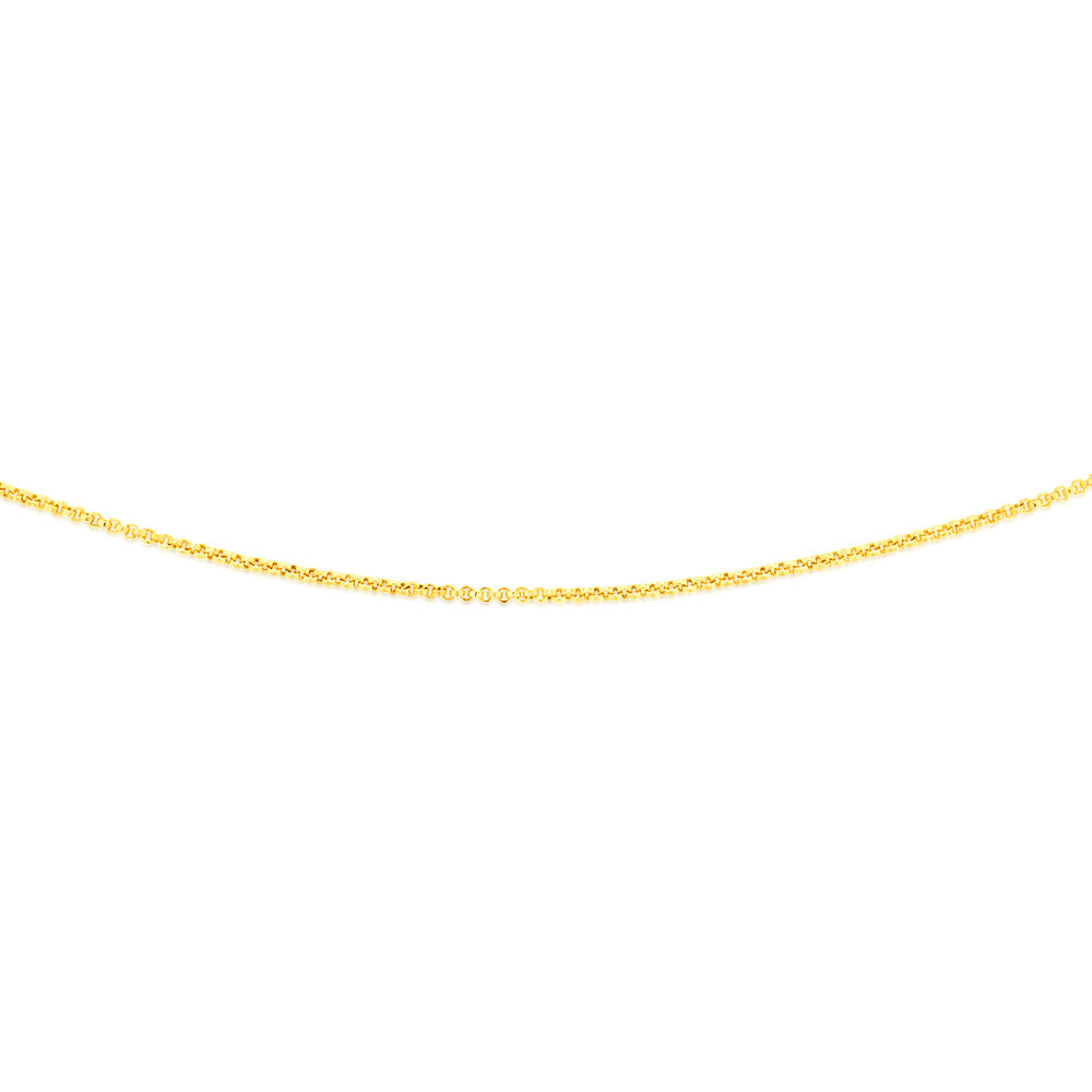 9ct Yellow Gold Fancy 60cm Chain