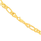 9ct Yellow Gold Silverfilled Fancy 50cm Chain