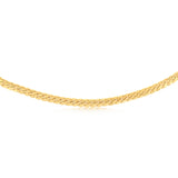 9ct Yellow Gold  Silver Filled Curb 55cm Chain
