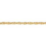 9ct Yellow Gold Silverfilled Twist Rope 120 Gauge 19cm Bracelet
