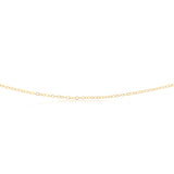 9ct Yellow Gold Silver Filled Fine 40+5cm Chain