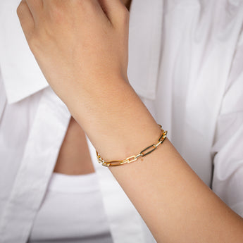 9ct Silverfilled Textured Fancy Bracelet