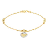 9ct Silverfilled Heart Bracelet