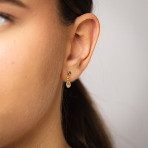 9ct Silverfilled Teardrop Stud Earrings