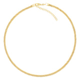 9ct Yellow Gold Silver Filled Rope Chain Necklace