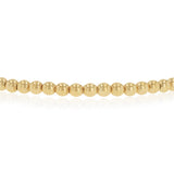 9ct Yellow Gold Silverfilled Beaded Bracelet