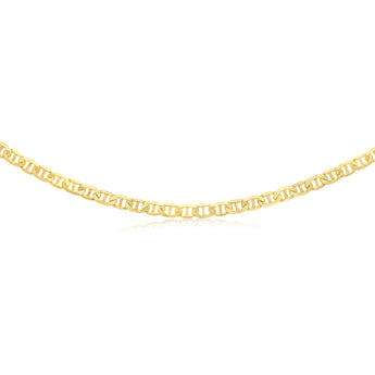 9ct Yellow Gold Silver Filled Heavy Anchor Chain
