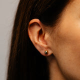 9ct Yellow Gold Silver Filled Ball 6mm Stud Earrings