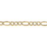 9ct Yellow Gold Silver Filled Figaro 60cm Chain