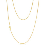 9ct Yellow Gold Copper Filled 50cm Curb Chain