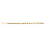 9ct Yellow Gold Copper Filled 20cm Rope Bracelet