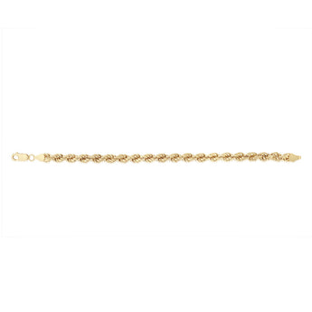 9ct Yellow Gold Copper Filled 20cm Rope Bracelet