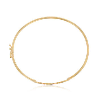 9ct Yellow Gold Silverfilled Multi Disc Bangle