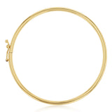 9ct Yellow Gold Silverfilled Engraved Heart Baby Bangle
